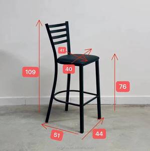 Chaise de tabouret de <span class=keywords><strong>Bar</strong></span> haut empilable en fer stable traditionnel de prix d'usine pour la maison <span class=keywords><strong>Bar</strong></span> salle à manger salon extérieur salon Club <span class=keywords><strong>Bistrot</strong></span> - Product Image 5