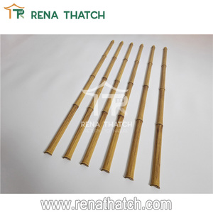 Varas <span class=keywords><strong>de</strong></span> Bambú Artificial Resistentes para Exteriores, Estacas <span class=keywords><strong>de</strong></span> Bambú Sintético, Medio Bambú Plástico - Product Image 3