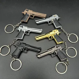 1:3 Mini Desert Eagle Alloy Security Pistola De Metal Guns And Weapons Army Pistolas Toy Guns Keychain