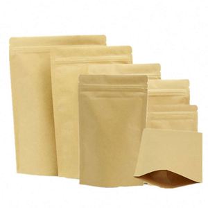 Sacs alimentaires recyclés personnalisés avec logo, en aluminium, à fermeture éclair, autoportants, en kraft, 20x30cm, pack promotionnel - Product Image 1