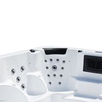 Sunrans Import USA Acrylique Balboa Piscine extérieure moderne autoportante Spa avec combo massage et évacuation réversible