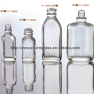 Wholesale specs cosmetic and oil glass vials in different colors