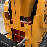 Concasseur à mâchoires sur chenilles, machine mobile de concassage de pierres avec une capacité de 10-20t/h, garantie 1 an pour le concassage de granit et de calcaire en carrière
