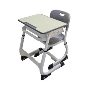 Silla <span class=keywords><strong>de</strong></span> Escritorio para Estudiantes con Altura Ajustable, Muebles Escolares Cómodos, Juego <span class=keywords><strong>de</strong></span> Escritorio <span class=keywords><strong>y</strong></span> Silla Escolar <span class=keywords><strong>de</strong></span> Metal - Product Image 3