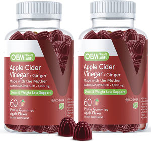 Groothandel Fabriek Prijs Appelazijn Gummies Voor Gewichtsverlies Appelazijn Gummies - Product Image 1