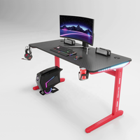 Nouvelle table d'ordinateur extensible en métal intelligente et économique pour le jeu, design moderne, utilisation à domicile ou au bureau