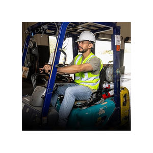 Rompi Keamanan Reflektif Visibilitas Tinggi 100% Poliester dengan Logo Kustom, Ritsleting Depan, Rompi Keselamatan Murah - Product Image 5