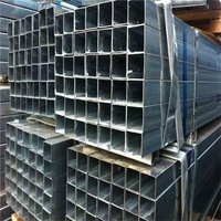 Tubes d'acier carrés galvanisés 100X100X4 Mm 100x100 Tube d'acier carré galvanisé