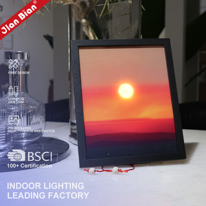 Moves Adjustable Sunrise Sunset Led Modern Wall Accents Creative Sunset Hand <strong>Pulled</strong> Night <strong>Light</strong> Sunrise Wall-Mounted <strong>Light</strong> - Product Image 1