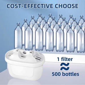 Cartuchos de Filtro de Agua de Repuesto Universales OEM, Filtro de Agua Mineral con Carbón Activo para Jarra de Agua Potable - Product Image 5