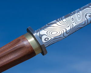 Cuchillos <span class=keywords><strong>de</strong></span> espada Yaodian <span class=keywords><strong>de</strong></span> 41,5mm, hoja <span class=keywords><strong>de</strong></span> acero inoxidable <span class=keywords><strong>de</strong></span> alto rendimiento 5Cr15MOV, mango <span class=keywords><strong>de</strong></span> palisandro - Product Image 4