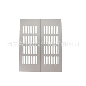 Grille de ventilation en alliage d'aluminium 80x200mm, installation sans perçage, panneau de ventilation pour porte d'armoire de cuisine - Product Image 3