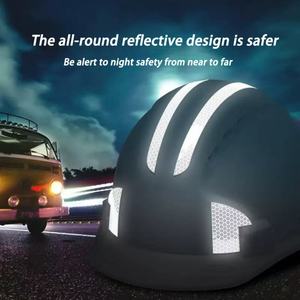 Casco de Seguridad para Obras de Construcción, Clásico/Reflectante, de Cinco Nervaduras, Engrosado, Transpirable, Anti-Impactos, Directo de Fábrica - Product Image 3
