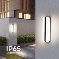 Design moderne, matériau PC, extérieur/intérieur, 20W, IP65, étanche, éclairage vers le haut et vers le bas