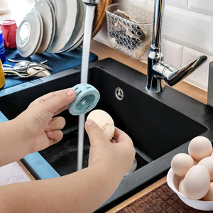 Nuevo Cepillo de Silicona Multifuncional para Huevos, Diseño Personalizado 2024, de Grado Alimenticio, Reutilizable, Ecológico, Transparente, Herramienta de <span class=keywords><strong>Limpieza</strong></span> para Cocina - Product Image 2