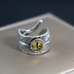 Bague pour homme en acier, style rétro, motif totem géométrique, squelette de dessin animé, réglable, Hip Hop Punk - Product Image 5