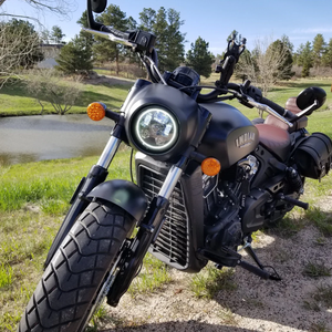 Faro de 5,75 pulgadas, haz Alto y Bajo + DRL Compatible para motocicleta <span class=keywords><strong>Harley</strong></span> Honda VTX 1800 VTX <span class=keywords><strong>1300</strong></span> - Product Image 5