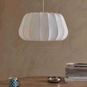 Lampe suspendue en tissu crémeux E27, luminosité réglable, forme ronde, pour chambre à coucher, salon, restaurant - Product Image 5