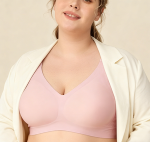 Soutien-gorge grande taille ajustable au dos, style gothique, design fin sans coutures, effet minimisant pour poitrines généreuses, anti-affaissement et liftant, ajustement personnalisé - Product Image 1