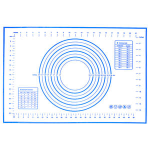 Meilleure vente sur <span class=keywords><strong>Amazon</strong></span> <span class=keywords><strong>tapis</strong></span> de pâte en silicone résistant à la chaleur avec échelle d'épaisseur bâton de farine outil de pétrissage en cuir de nouilles - Product Image 3