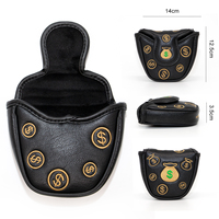 Couvre-chef de club de golf pour couvre-chef Mallet Putter Couvre-chef de conception de logo client avec magnétique