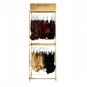 Exhibidor Metálico Personalizado Ray para Productos Capilares Femeninos, Estantes de Exhibición para Supermercados, Exhibidor para Productos de Belleza, Tiendas Minoristas - Product Image 3