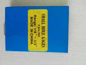 125 "-.500" आधा गेंद प्रकार और पूर्ण बॉल टाइप 4 pcs/सेट छोटे छेद गेज - Product Image 2