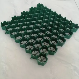 40 mm flat type grass reinforcement grid in landscaping garden parking lot and driveway