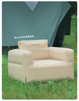 Mobilier d'extérieur en PVC gonflable pour le camping, chaise longue de plage, canapé, lits gonflables à air doux, ensemble canapé et chaises