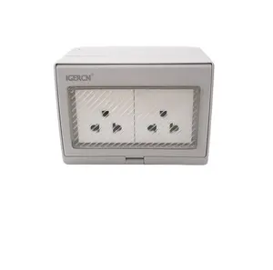 IP66 weatherproof switch socket for outdoor garden bathroom and industrial with CE,ROHS,EESS,GCC