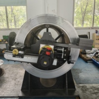 Machine de rectification de brides électrique portable haute précision KEDES - 1kW/220V, poids 80kg, correction de la planéité des montages de diamètre intérieur
