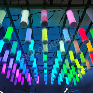 Tube lumineux LED DMX <span class=keywords><strong>80</strong></span> mm RGB Pixel Tube DC24V IP65 étanche, installation suspendue pour scène, club, mariage, événements extérieurs, éclairage décoratif - Product Image 4