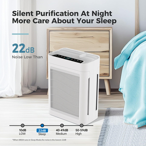 Purificador de Aire para el Hogar con Filtro H13, Gran Capacidad para Habitaciones de hasta 2200 pies cuadrados, Ideal para Mascotas, Pantalla AQI, Modo de Sueño, Tuya 360, Oferta 2026 A - Product Image 5