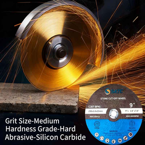 Disco de Corte T41 de 9''x1/8''x7/8'' (230x3x22.23mm) para Piedra |   Disco de Corte de Alta Resistencia para Amoladora Angular de 9 Pulgadas - Product Image 4