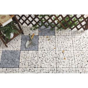 Piastrelle da Esterno Moderne a Incastro Effetto <span class=keywords><strong>Pietra</strong></span> ed Erba per Pavimentazione Decking Impermeabili Fai da Te per Patio Balcone <span class=keywords><strong>Giardino</strong></span> e Decorazione Pavimenti - Product Image 2