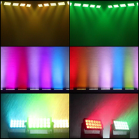 Projecteur LED Stroboscopique Extérieur 18x20W, Éclairage de Scène et de Fête, IP65, DMX, Étanche, pour DJ et Églises