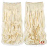 Extensions de cheveux synthétiques Ainizi de haute qualité, grande longueur de 28 pouces, poids supplémentaire de 160 grammes, bouclés et lisses, 5 clips