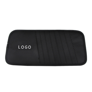 Nouveau Design de Haute Qualité En Gros Fiber De Carbone En Cuir <span class=keywords><strong>CD</strong></span> Support De <span class=keywords><strong>Voiture</strong></span> Pare-Soleil Organisateur - Product Image 1