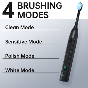<span class=keywords><strong>Brosse</strong></span> à dents électrique sonique 03TB avec charge sans fil, 4 modes, étanche IPX7, nettoyage sonique puissant, minuterie intelligente, blanchiment des dents - Product Image 5