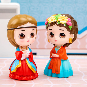 Yu Mo Craft - Figurine de fille de peinture célèbre en boîte mystère - Lot de 6 pièces - Cadeau de collection pour enfants de 8 à 13 ans - Product Image 2