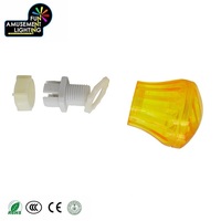 Luz LED Cabochon E10 Multicolor de Fábrica OEM, Cubiertas de Bombilla de Plástico con Clasificación IP65, Diseño Moderno de 360° y 45mm