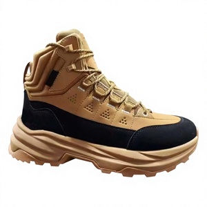 TSB85 Men High Top <b>Hiking</b> <b>Boots</b> Waterproof Outdoor Suede All Seasons Walking Shoes - Product Image 1
