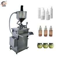 Machine de remplissage quantitative semi-automatique à buse unique pour pâte à eau crème et chocolat avec remplisseur chauffant