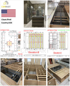 CBMmart, роскошный шкаф, современный дизайн, шкаф, шкаф, роскошный стиль, разные стили, индивидуальная мебель для прогулок в шкафу - Product Image 4
