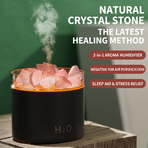 Difusor de Aroma de Cristal Natural con Humidificador, Funcionamiento Silencioso de 35 Db, Alimentación USB, Tanque de Agua de Menos de 0.5L, Uso Doméstico - Product Image 1