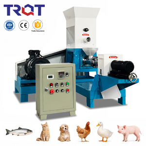 เครื่องผลิตอาหารสัตว์เลี้ยงอัตโนมัติประสิทธิภาพสูง เครื่องอัดรีดอาหารปลาแบบลอยน้ำ เครื่องอัดรีดเม็ดอาหารสัตว์ ผลิตได้ปริมาณมาก - Product Image 4