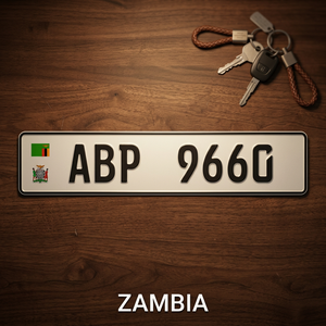 Placas de Matrícula Premium de Zambia para Autos, Camiones y Vehículos Comerciales - Product Image 3