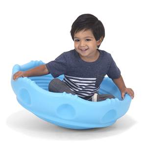 Mainan Sensorik Autisme Produk Terapi Dome Goyang dan Panjat Dua Sisi Rock Around Wobble Disk untuk Balita dan Anak-Anak - Product Image 1