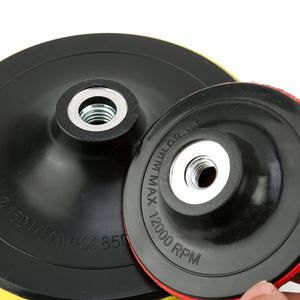 Disco de pulido flocado personalizado de 5 pulgadas para amoladora angular, disco de lijado autoadhesivo con ventosa eléctrica de 4 pulgadas - Product Image 4