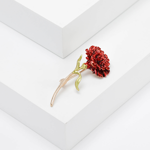 Fashion Multi-color Carnation Flower Brooch Women's <b>Accessories</b> Plant Brooch Plant Flower Suit Chest Flower Jewelry <b>Accessories</b> - Product Image 4